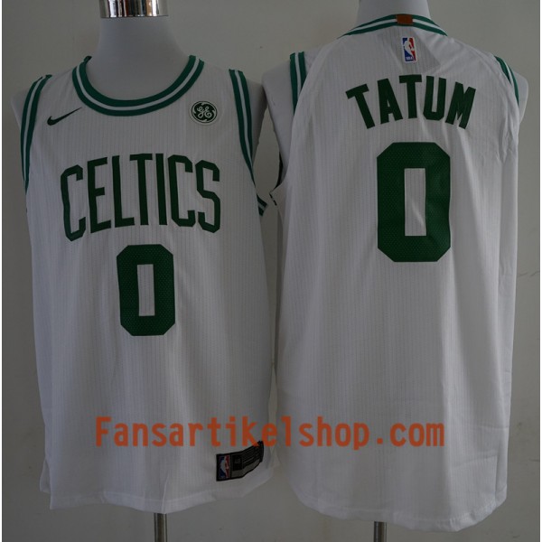NBA Boston Celtics Trikot Jayson Tatum 0 Nike 2017-18 Weiß Swingman - Herren